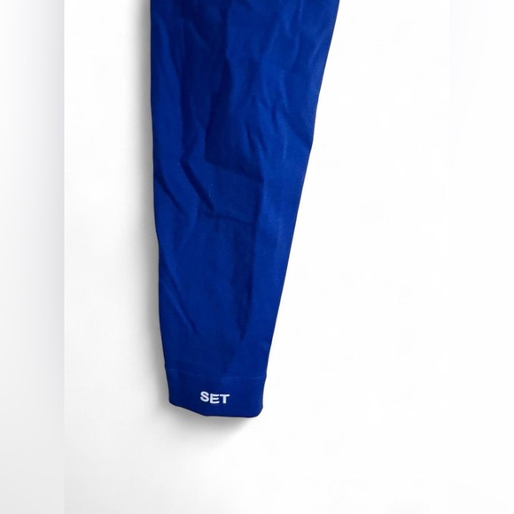 SET ACTIVE Sportbody Royal Blue Leggings - Size Large - Picture 5 of 12